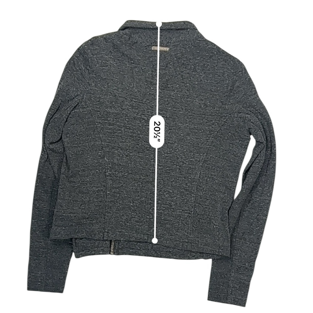 Armani Exchange Charcoal Gray Asymmetrical Zip Jacket – Women’s Size Medium - Picture 12 of 17